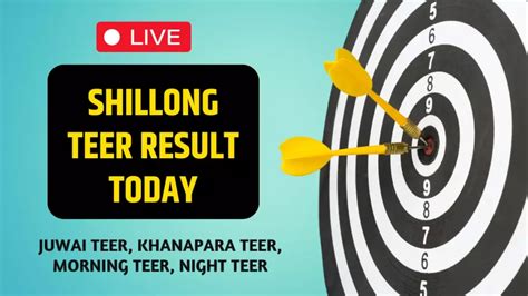 juwai teer result 2024|Shillong Teer Result for 25 April 2024: Check Rounds 1 and 2 .